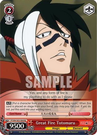 Image of Great Fire Totomaru (FT/EN-S02-064 C RE) - Fairy Tail Chronicle Set