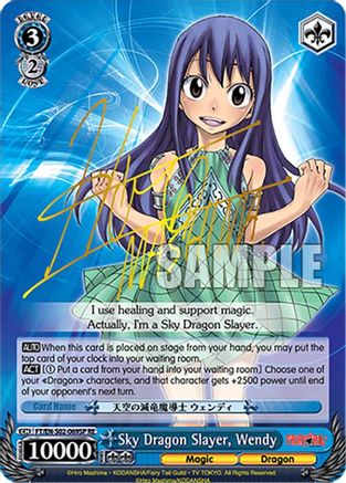 Image of Sky Dragon Slayer, Wendy (SP) (FT/EN-S02-069SP SP RE) - Fairy Tail Chronicle Set