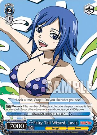 Image of Fairy Tail Wizard, Juvia (FT/EN-S02-074 R RE) - Fairy Tail Chronicle Set