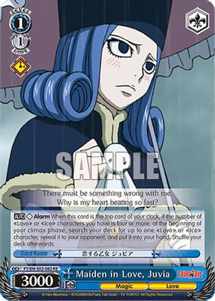 Image of Maiden in Love, Juvia (FT/EN-S02-082 U RE) - Fairy Tail Chronicle Set