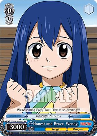 Image of Honest and Brave, Wendy (FT/EN-S02-091 C RE) - Fairy Tail Chronicle Set
