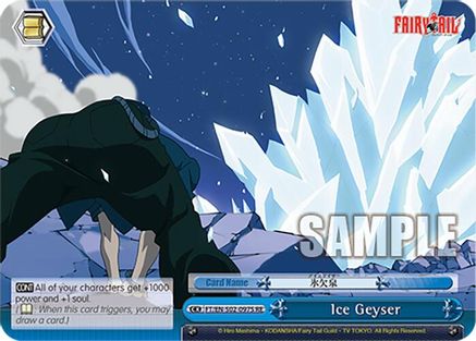 Image of Ice Geyser (SR) (FT/EN-S02-097S SR RE) - Fairy Tail Chronicle Set