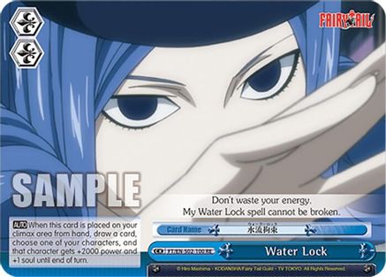 Image of Water Lock (FT/EN-S02-100 CC RE) - Fairy Tail Chronicle Set
