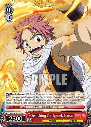 Image of Searching for Igneel, Natsu (FT/EN-S02-103 R RE) - Fairy Tail Chronicle Set