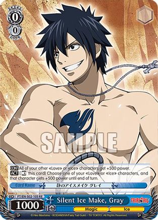 Image of Silent Ice Make, Gray (FT/EN-S02-105 R RE) - Fairy Tail Chronicle Set