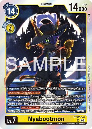 Image of Nyabootmon [BT22-042] [Cyber Eden]