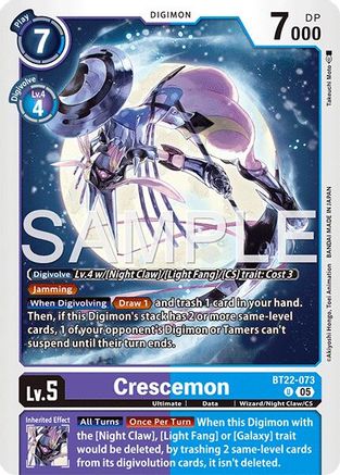 Image of Crescemon [BT22-073] [Cyber Eden]