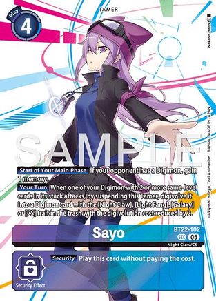 Image of Sayo [BT22-102] [Cyber Eden]