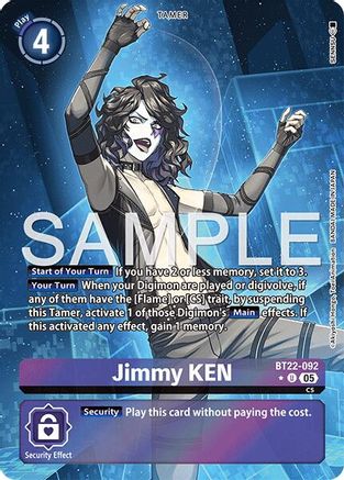 Image of Jimmy KEN [BT22-092] (Alternate Art) [Cyber Eden]