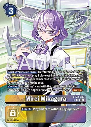 Image of Mirei Mikagura [BT22-089] (Alternate Art) [Cyber Eden]