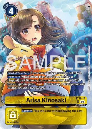 Image of Arisa Kinosaki (Digimon Liberator Debuggers Set) (ST19-14) - Starter Deck 19: Fable Waltz Foil