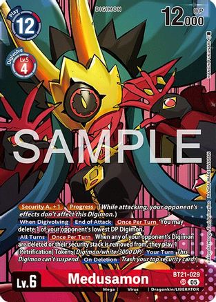 Image of Medusamon [BT21-029] (Digimon Liberator Debuggers Set) [World Convergence]