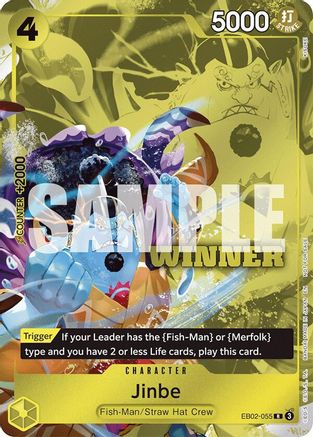 Image of Jinbe (Winner Pack 2025 Vol. 3) [One Piece Promotion Cards]