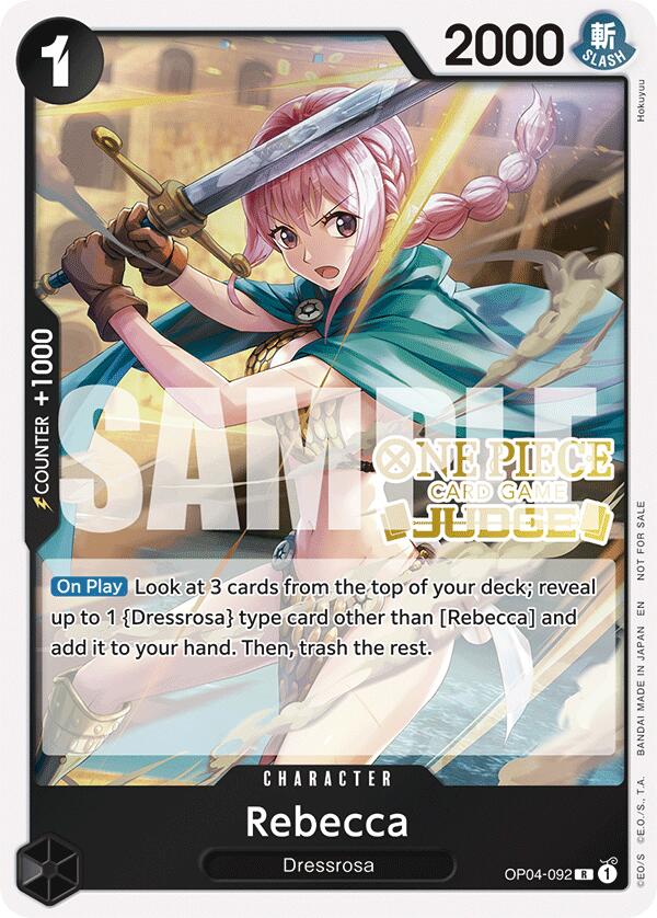 Image of Rebecca (Judge Pack Vol. 6) [One Piece Promotion Cards]