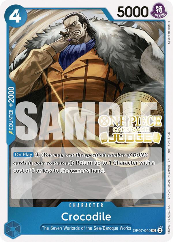 Image of Crocodile (Judge Pack Vol. 6) [One Piece Promotion Cards]