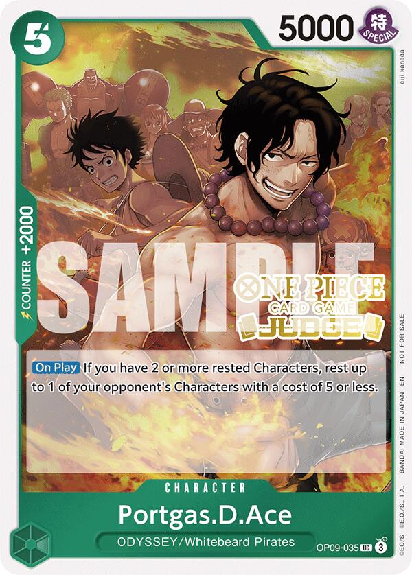 Image of Portgas.D.Ace (Judge Pack Vol. 6) [One Piece Promotion Cards]