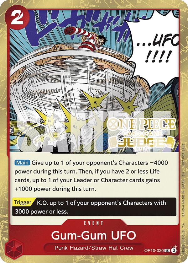 Image of Gum-Gum UFO (Judge Pack Vol. 6) [One Piece Promotion Cards]