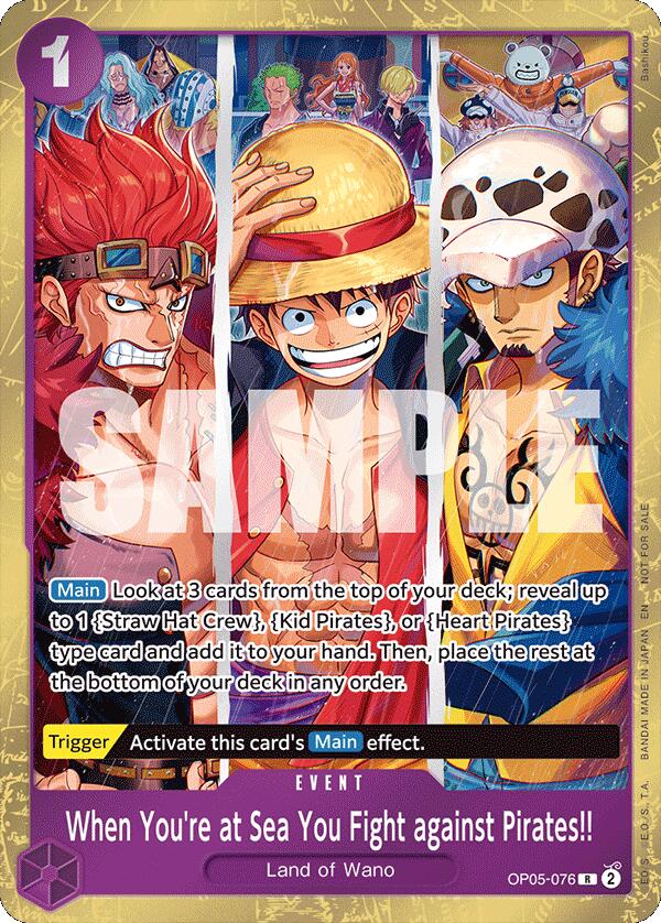 Image of When You're at Sea You Fight against Pirates!! (2025 Pirates League Store Qualifier) [Winner] [One Piece Promotion Cards]