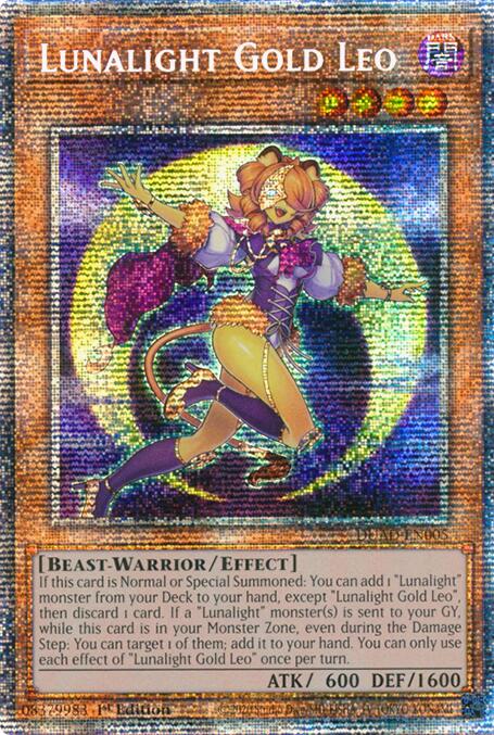Image of Lunalight Gold Leo (Starlight Rare) [DUAD-EN005] Starlight Rare