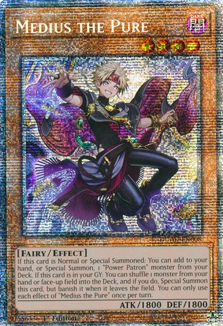Image of Medius the Pure (Starlight Rare) [DUAD-EN008] Starlight Rare