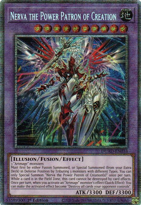 Image of Nerva the Power Patron of Creation (Starlight Rare) [DUAD-EN033] Starlight Rare