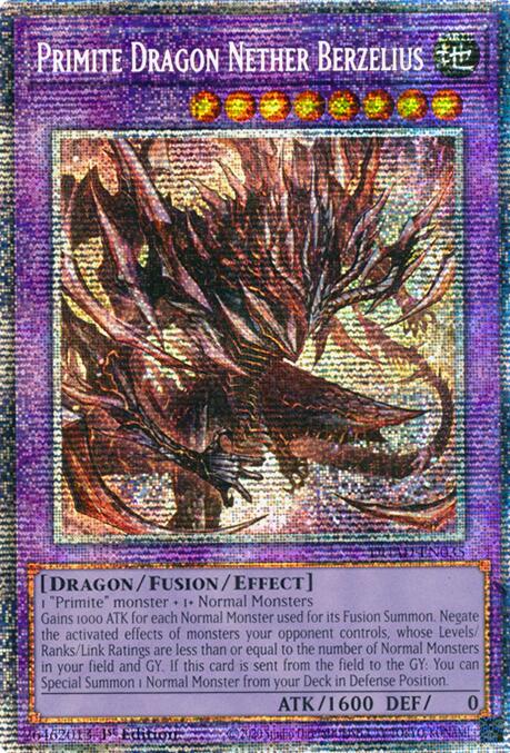Image of Primite Dragon Nether Berzelius (Starlight Rare) [DUAD-EN035] Starlight Rare