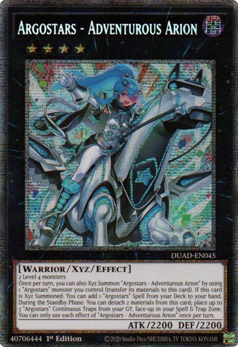Image of Argostars - Adventurous Arion (Starlight Rare) [DUAD-EN045] Starlight Rare