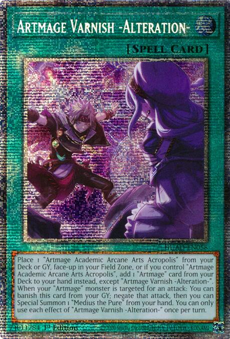 Image of Artmage Varnish -Alteration- (Starlight Rare) [DUAD-EN058] Starlight Rare