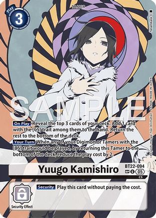 Image of Yuugo Kamishiro [BT22-094] (SP) [Cyber Eden]