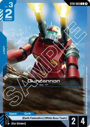 Image of Guncannon (ST01-003) - Starter Deck 01 Heroic Beginnings