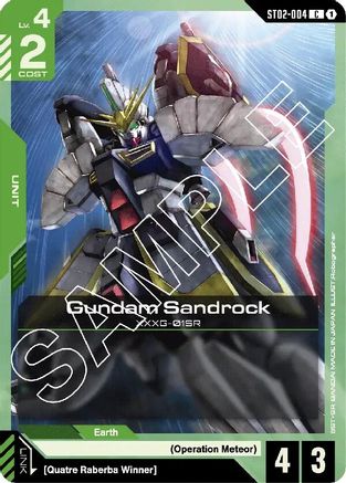 Image of Gundam Sandrock (ST02-004) - Starter Deck 02 Wings of Advance
