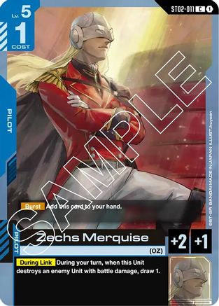 Image of Zechs Merquise (ST02-011) - Starter Deck 02 Wings of Advance