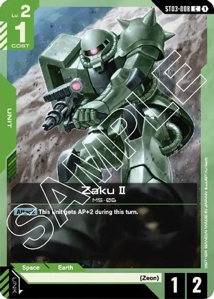 Image of Zaku II (ST03-008) - Starter Deck 03 Zeons Rush