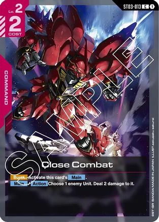 Image of Close Combat (ST03-013) - Starter Deck 03 Zeons Rush