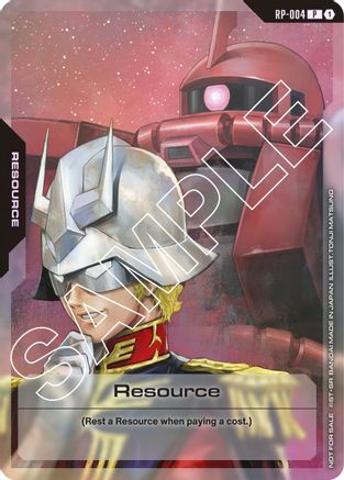 Image of Resource (RP-004) (Mobile Suit Gundam) (RP-004) - Promotional Resource Tokens Holofoil