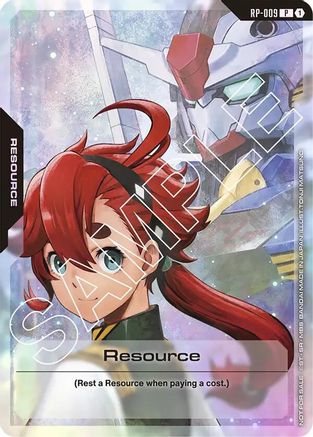 Image of Resource (RP-009) (Mobile Suit Gundam: the Witch from Mercury) (RP-009) - Promotional Resource Tokens Holofoil