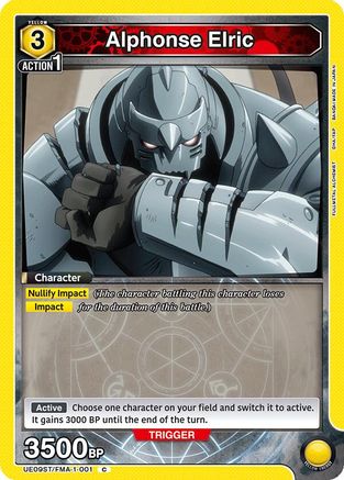 Image of Alphonse Elric (001) (UE09ST/FMA-1-001) - UE09ST FULLMETAL ALCHEMIST Starter Deck
