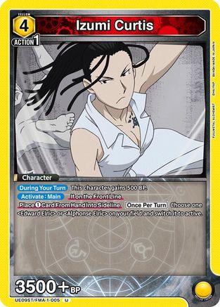 Image of Izumi Curtis (UE09ST/FMA-1-005) - UE09ST FULLMETAL ALCHEMIST Starter Deck