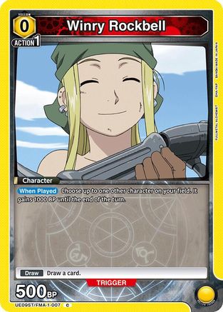 Image of Winry Rockbell (UE09ST/FMA-1-007) - UE09ST FULLMETAL ALCHEMIST Starter Deck