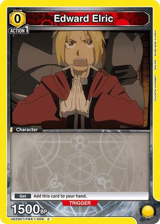 Image of Edward Elric (009) (UE09ST/FMA-1-009) - UE09ST FULLMETAL ALCHEMIST Starter Deck