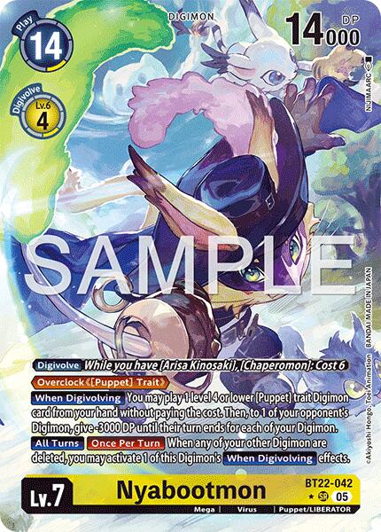 Image of Nyabootmon [BT22-042] (Alternate Art) [Cyber Eden]