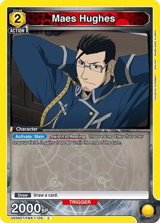 Image of Maes Hughes (UE09ST/FMA-1-105) - UE09ST FULLMETAL ALCHEMIST Starter Deck