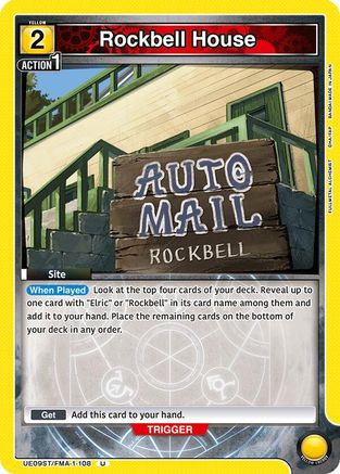 Image of Rockbell House (UE09ST/FMA-1-108) - UE09ST FULLMETAL ALCHEMIST Starter Deck