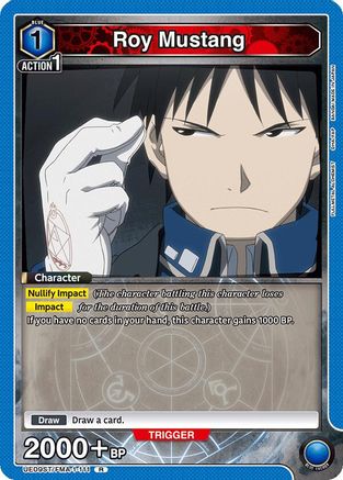 Image of Roy Mustang (111) (UE09ST/FMA-1-111) - UE09ST FULLMETAL ALCHEMIST Starter Deck