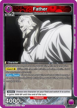 Image of Father (UE09ST/FMA-1-112) - UE09ST FULLMETAL ALCHEMIST Starter Deck