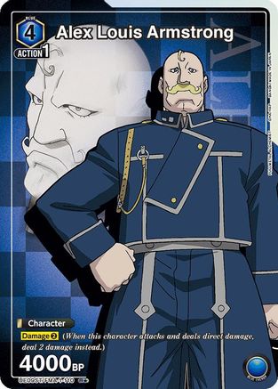 Image of Alex Louis Armstrong (R*) (UE09ST/FMA-1-110) - UE09ST FULLMETAL ALCHEMIST Starter Deck Foil