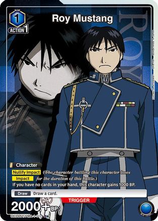Image of Roy Mustang (111) (R*) (UE09ST/FMA-1-111) - UE09ST FULLMETAL ALCHEMIST Starter Deck Foil