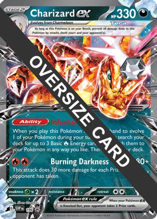 Image of Charizard EX (196) (Jumbo Card) [Scarlet & Violet: Black Star Promos]