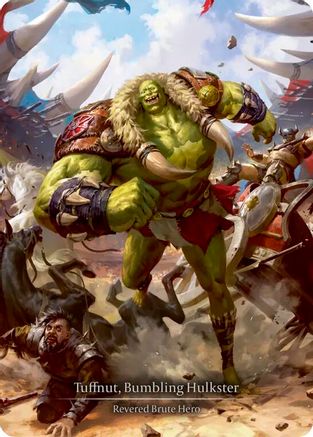 Image of Tuffnut, Bumbling Hulkster (Marvel) [SUP001] (Super Slam)  Cold Foil