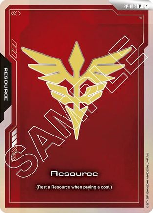 Image of Resource (RP-013) (Neo Zeon) (RP-013) - Promotional Resource Tokens Holofoil